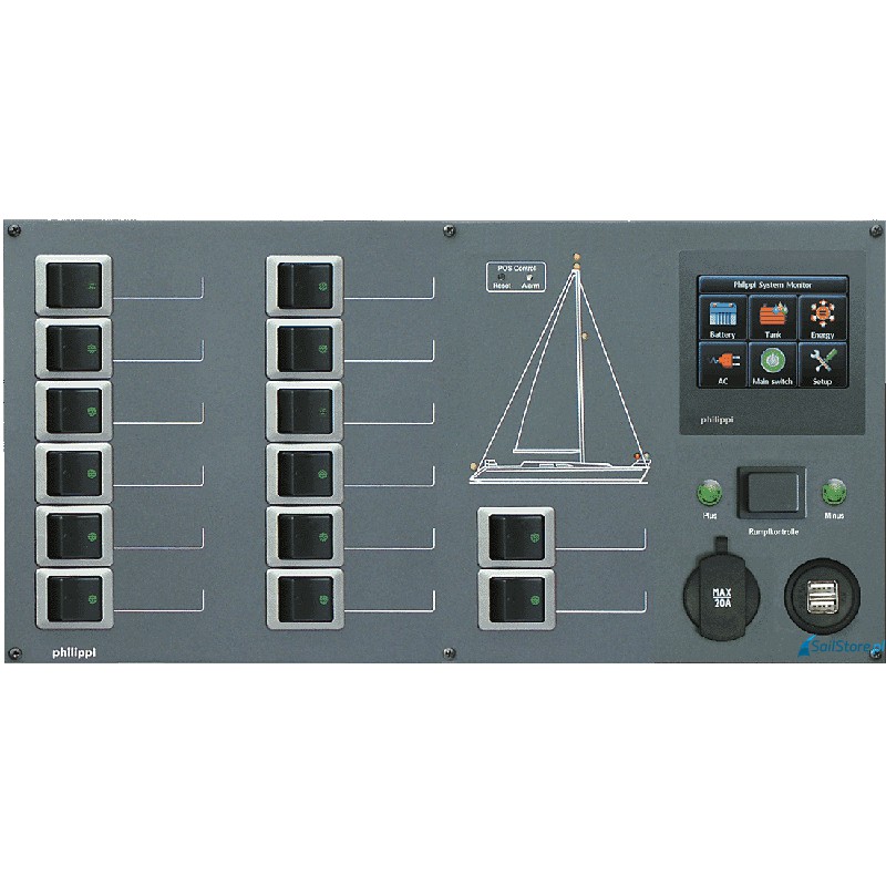 Panel dwupolowy STV 254-2p Panel dwupolowy STV 254-2p
