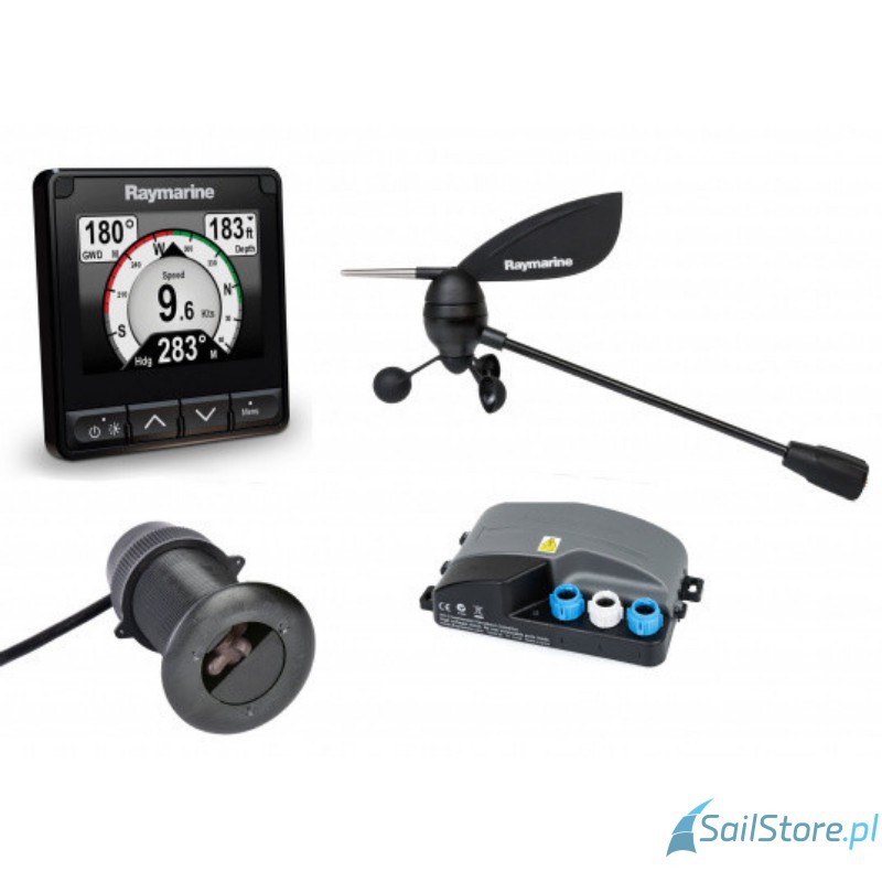 Raymarine T70216 zestaw i70s System Pack Wiatr, Głębokość, Prędkość