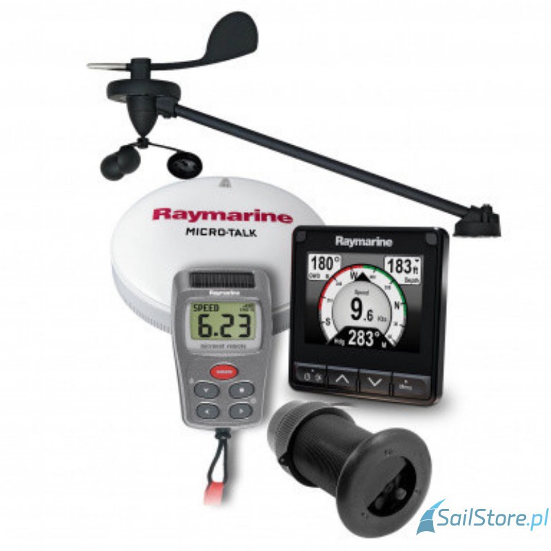 Raymarine zestaw i70s, bezprzewodowy wiatromierz, przetwornik DST810 i kabel 5m backbone