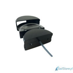 Lampa nawigacyjna NAVISLIM burtowa czerwona 2x180°, 2NM, 10-30V, montaż pionowy, obudowa biała