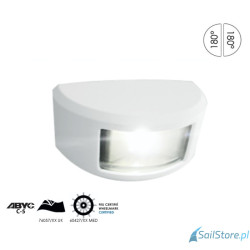 Lampa nawigacyjna NAVISLIM burtowa biała 2x180°, 2NM, 10-30V, montaż pionowy, obudowa biała