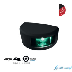 Lampa nawigacyjna NAVISLIM burtowa czerwona 112,5°, 2NM, 10-30V, montaż pionowy, obudowa czarna