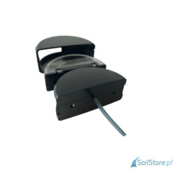 Lampa nawigacyjna NAVISLIM burtowa czerwona 112,5°, 2NM, 10-30V, montaż pionowy, obudowa czarna