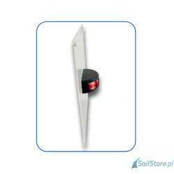 Lampa nawigacyjna NAVISLIM masztowa biała 225°, 2NM, 10-30V, montaż pionowy, obudowa czarna