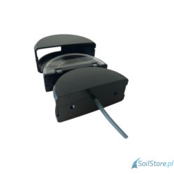 Lampa nawigacyjna NAVISLIM burtowa czerwona 2x180°, 2NM, 10-30V, montaż pionowy, obudowa czarna