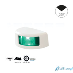 Lampa nawigacyjna NAVISLIM masztowa biała 225°, 3NM, 10-30V, montaż poziomy, obudowa biała