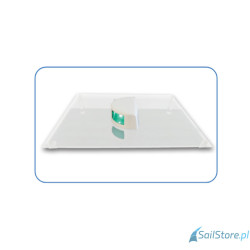 Lampa nawigacyjna NAVISLIM burtowa czerwona 2x180°, 2NM, 10-30V, montaż poziomy, obudowa biała