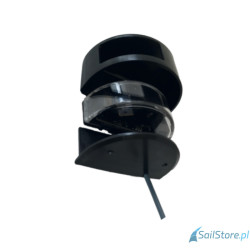 Lampa nawigacyjna NAVISLIM burtowa czerwona 112,5°, 2NM, 10-30V, montaż poziomy, obudowa czarna