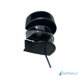 Lampa nawigacyjna NAVISLIM dwusektorowa zielone - czerwone 112,5°, 2NM, 10-30V, montaż poziomy, obudowa czarna