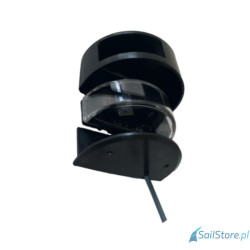 Lampa nawigacyjna NAVISLIM masztowa biała 225°, 3NM, 10-30V, montaż poziomy, obudowa czarna