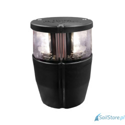 Lampa nawigacyjna NAVIPRO masztowa biała 225° + kotwiczna 360° LED, 2NM, 10-30V, obudowa czarna