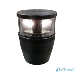 Lampa nawigacyjna NAVIPRO masztowa biała 225° 3NM + kotwiczna 360° 2NM LED, 10-30V, obudowa czarna