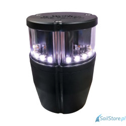 Lampa nawigacyjna NAVIPRO masztowa biała 225° 3NM + kotwiczna 360° 2NM LED, 10-30V, obudowa czarna