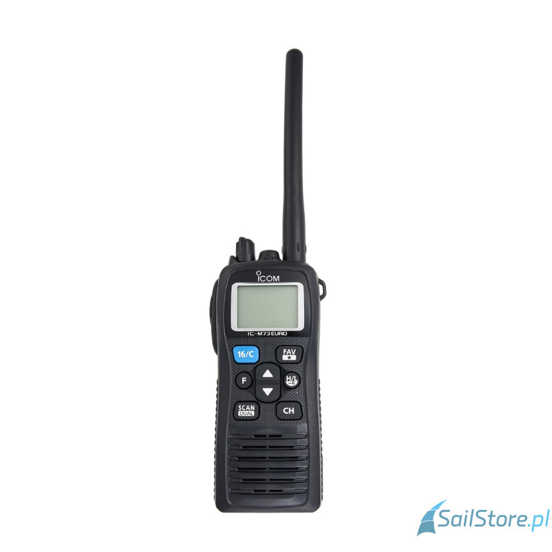 ICOM M73EURO Ręczny radiotelefon VHF,  ATIS, IPX8, 6W