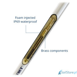 SCOUT KS-41 Antena VHF z włókna szklanego 3 dB, 1,2 m (4′) – seria Titan