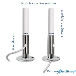 SCOUT KS-41 Antena VHF z włókna szklanego 3 dB, 1,2 m (4′) – seria Titan