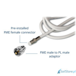 SCOUT KS-41 Antena VHF z włókna szklanego 3 dB, 1,2 m (4′) – seria Titan