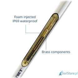 SCOUT KS-41 Black Antena VHF z włókna szklanego 3 dB, 1,2 m (4′) – seria Titan