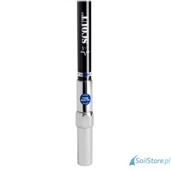 SCOUT QUICK 5 Black Antena VHF z włókna szklanego 6 dB, długość 2,4 m (8’) – QuickFit