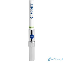 SCOUT QUICK 6 Wysokowydajna antena VHF z włókna szklanego 6 dB, długość 2,4 m (8’) – QuickFit