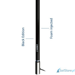 SCOUT KS-42 Antena VHF z włókna szklanego 6 dB , długość 2,4 m (8′), czarna