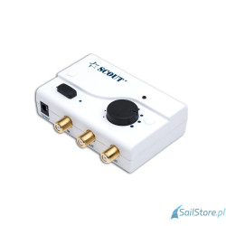 SCOUT Big Wave wszechkierunkowa antena telewizyjna DVBT, średnica 25 cm (10″), czarna