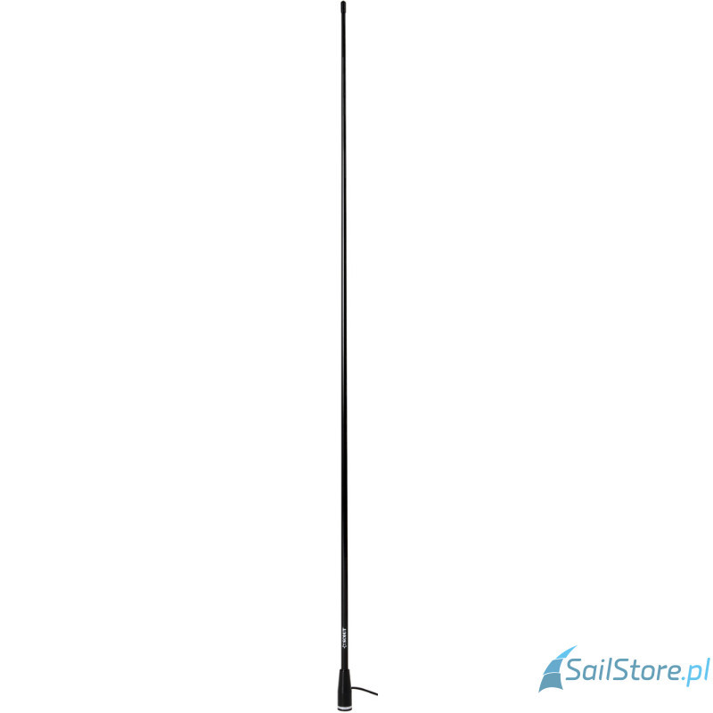 SCOUT KS-115 Antena AM/FM z włókna szklanego, długość 1,5 m (5′), czarna
