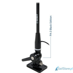 SCOUT KS-115 Antena AM/FM z włókna szklanego, długość 1,5 m (5′), czarna