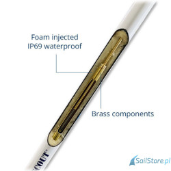 SCOUT KS-120 Antena AM/FM z włókna szklanego, 1,2 m (4′), seria Titan