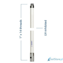 SCOUT PA-2 Przedłużka do anten VHF/GPS/AIS/AM-FM z włókna szklanego, długość 1,5 m (5′)