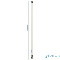 SCOUT PA-2 Przedłużka do anten VHF/GPS/AIS/AM-FM z włókna szklanego, długość 1,5 m (5′)