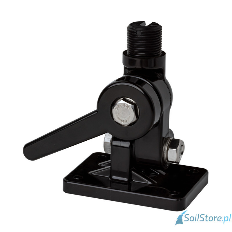 SCOUT PA-3 Nylonowy uchwyt anteny regulowany, gwint 1"x 14, obudowa czarna