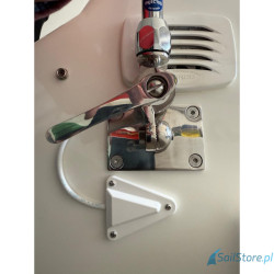 Scout PA-8B Przejście pokładowe do kabli koncentrycznych, obudowa czarna, ASA