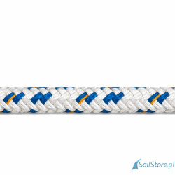 Gleistein Gemini X lina szotowa 14 mm, biały/niebieski, poliester