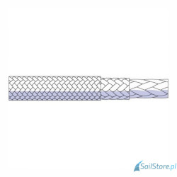 Gleistein MegaTwin 07 lina Dyneema do fałów, 10 mm, srebrny/żółty, poliester