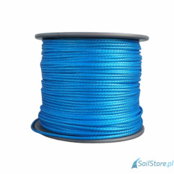 Lina syntetyczna HMPE-Aero 5 mm, niebieska