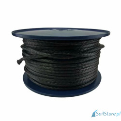 Lina Dyneema SK-75 6 mm, czarna, 3700 kg