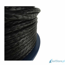 Lina Dyneema SK-75 6 mm, czarna, 3700 kg