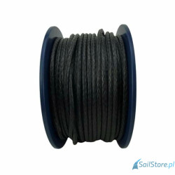Lina Dyneema SK-75 6 mm, czarna, 3700 kg
