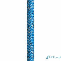 Regatta Ropes Lyon lina fałowo-szotowa 10 mm, 32-splotowy poliesterowy oplot, niebieski/biały/czarny