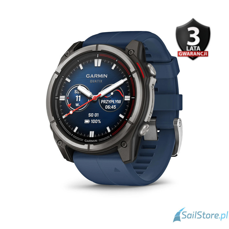 Garmin Quatix 8 - 51 mm, zegarek żeglarski