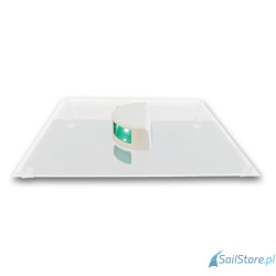 Lampa nawigacyjna NAVISLIM burtowa czerwona 2x180°, 2NM, 10-30V, montaż poziomy, obudowa czarna