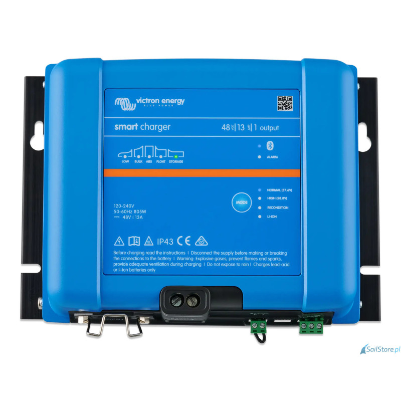 Ładowarka Phoenix Smart IP43 48V/13A 120-240V AC wyjście 1