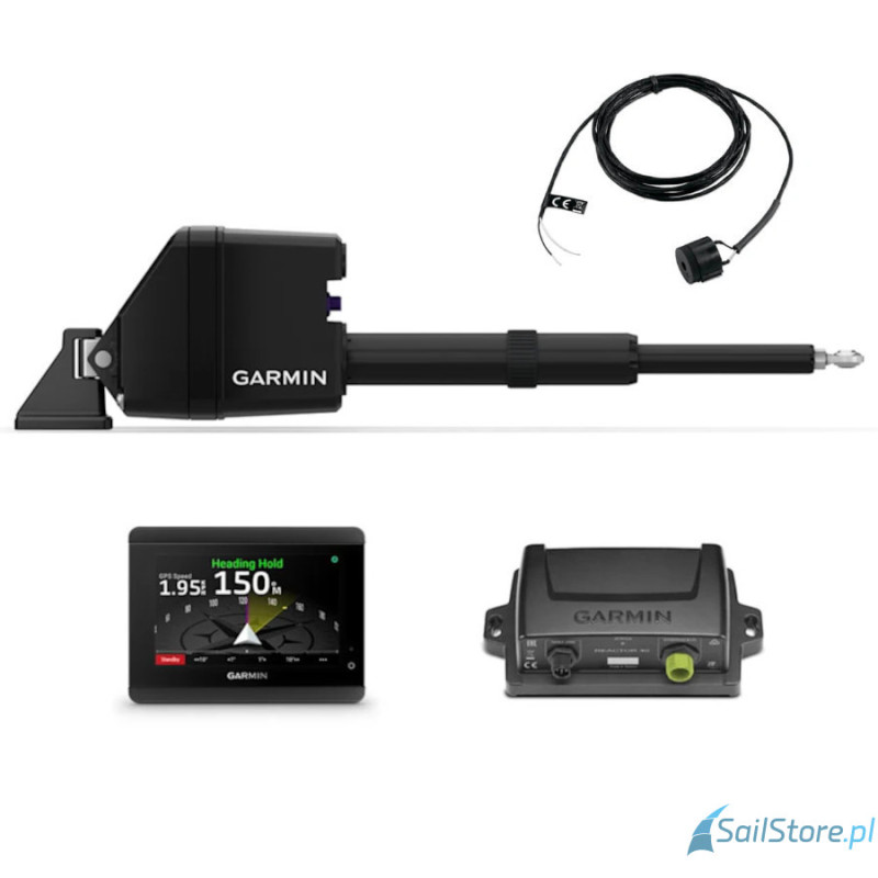 Garmin - Zestaw autopilota Reactor 40 z wyświetlaczem GHC 50 i z siłownikiem SmartDrive, do łodzi max 13,72 m i 14968 kg