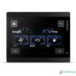 Garmin - GMI 40 Wielofunkcyjny instrument pokładowy, 4,3 cala, przewodowe przetworniki gWind, DST820 52 mm