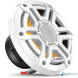 JL Audio - Głośniki morskie M200 6,5″ z diodami RGB LED, z maskownicą White Sport, para