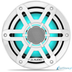 JL Audio - Głośniki morskie M200 6,5″ z diodami RGB LED, z maskownicą White Sport, para