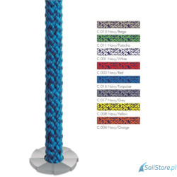Regatta Ropes Titanic Color lina szotowa, oplot 16 lub 32-splotowego poliestru HT, rozmiary 4 - 16 mm