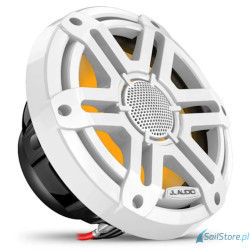 JL Audio - Głośniki morskie M200 7,7″ z diodami RGB LED, z maskownicą White Sport, para