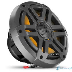 JL Audio - Głośniki morskie M200 7,7″ z diodami RGB LED, z maskownicą Grey Sport, para
